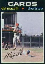 1971 Topps Baseball Cards      476     Dal Maxvill